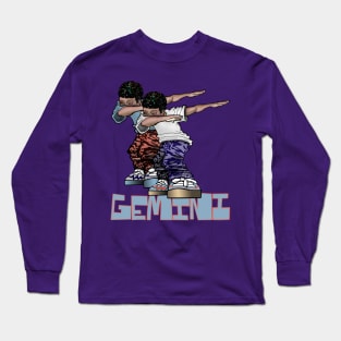 Front and Back Gemini BB Long Sleeve T-Shirt